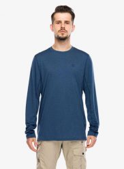 Bluza bez kaptura Fjallraven Abisko Day Hike LS. Niebieskie bluzy męskie Fjällräven, s, bez wzorów, z materiału, bez kaptura. Za 307.99 zł.