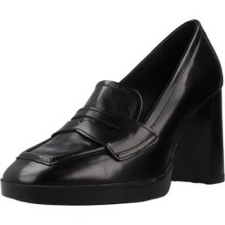 Buty GEOX D36VLD 00038 Czarny. Czarne obuwie sportowe damskie Geox, bez wzorów, z lakierowanej skóry, na fitness i siłownię. Za 372.99 zł.