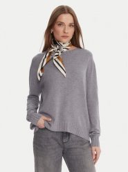 Kontatto Sweter 3M0808C Szary Relaxed Fit. Szare swetry damskie Kontatto, m, bez wzorów, z syntetyku, bez kołnierzyka, bez ramiączek, bez kaptura. Za 259.99 zł.