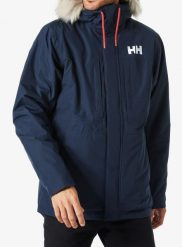 Kurtka zimowa męska Helly Hansen Coastal 3.0 Parka. Niebieskie parki męskie Helly Hansen, na zimę, m, bez wzorów, z materiału, bez kaptura. Za 1,258.00 zł.