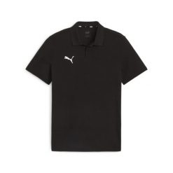 Polo Puma. Czarne koszulki polo męskie Puma, xl, bez wzorów, z bawełny, sportowe, bez ramiączek. Za 220.50 zł.