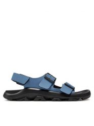 Birkenstock Sandały Mogami 1027140 Niebieski. Niebieskie sandały męskie Birkenstock, ze skóry, bez zapięcia. Za 359.99 zł.