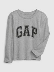 Gap Bluzka 787249-01 Szary Regular Fit. Szare t-shirty i topy dla dziewczynek GAP, bez wzorów, z bawełny, bez ramiączek. Za 79.99 zł.