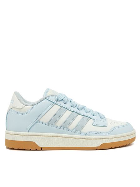 Adidas Buty do koszykówki Rapid Court Low JR3163 Błękitny. Niebieskie obuwie sportowe damskie Adidas, bez wzorów, ze skóry, do koszykówki. Za 219.99 zł.