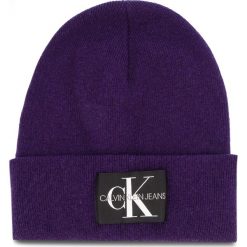 Czapka CALVIN KLEIN JEANS - J Basic Women Knitte K60K604780 507. Fioletowe czapki i kapelusze damskie Calvin Klein Jeans, z jeansu. Za 179.00 zł.
