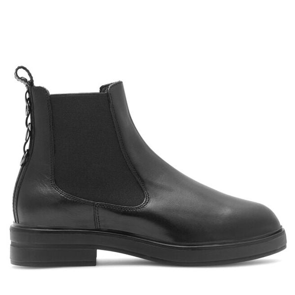 Sztyblety Lasocki. Czarne botki damskie Lasocki, bez obcasa, na płaskiej podeszwie, bez zapięcia. Za 249.99 zł.