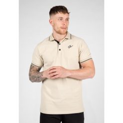 Delano Polo- Beżowy/Czarny. Brązowe buty sportowe męskie GORILLA WEAR, xl, bez wzorów, bez kołnierzyka, bez ramiączek, na fitness i siłownię. Za 191.00 zł.