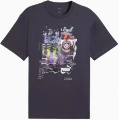 T-shirt Puma Manchester City 24/25 ftblnrgy szary. Czarne t-shirty męskie Puma, l, bez wzorów, z bawełny, eleganckie, bez kołnierzyka. Za 197.99 zł.