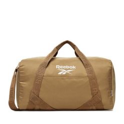 Torba sportowa Reebok. Brązowe plecaki damskie Reebok, bez wzorów, sportowe. Za 129.99 zł.