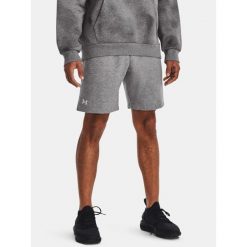 Spodenki treningowe męskie Under Armour Rival Fleece. Szare krótkie spodenki sportowe męskie Under Armour, m, bez wzorów. Za 169.99 zł.