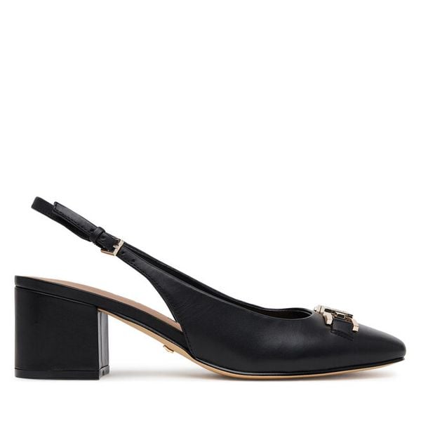 Czółenka Guess. Czarne czółenka damskie Guess, z aplikacjami, bez obcasa, bez zapięcia. Za 489.99 zł.