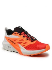 Salomon Buty do biegania Sense Ride 5 L47046200 Pomarańczowy. Brązowe buty sportowe męskie Salomon, z materiału, bez zapięcia, do biegania. Za 399.99 zł.