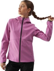 4f Kurtka damska softshell 4F F285 różowa 4FWAW24TSOFF285 54S XL. Czerwone kurtki damskie 4f, s, bez wzorów, z softshellu, bez kaptura. Za 234.21 zł.