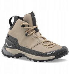Buty SALEWA puez leather mid ptx women-quicksand-onyx-uk 5 (38). Trekkingi damskie Salewa. Za 799.94 zł.