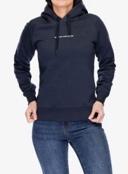 Bluza z kapturem damska Didriksons Ven Hoodie BBTO. Niebieskie bluzy damskie Didriksons, l, bez wzorów, z bawełny, z kapturem. Za 236.49 zł.