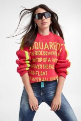 Sweter damski DSQUARED2. Swetry damskie Dsquared2, s, bez wzorów, bez kołnierzyka, bez ramiączek, bez kaptura. W wyprzedaży za 2,059.85 zł.