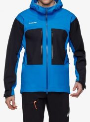 Kurtka przeciwdeszczowa Mammut Taiss HS Hooded Jacket. Niebieskie kurtki męskie Mammut, m, bez wzorów, z poliamidu, bez kaptura. Za 1,627.99 zł.