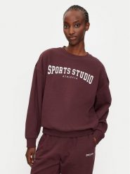 Athlecia Bluza Giannis W Crew Neck EA243363 Bordowy Regular Fit. Czerwone bluzy damskie Athlecia, bez wzorów, z syntetyku, bez kaptura. Za 139.99 zł.
