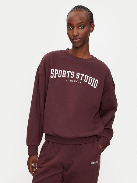 Athlecia Bluza Giannis W Crew Neck EA243363 Bordowy Regular Fit. Czerwone bluzy damskie Athlecia, bez wzorów, z syntetyku, bez kaptura. Za 139.99 zł.