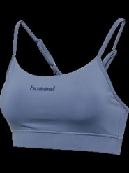 Hummel hmlPRIMA MEDIUM SUPPORT BRA — biustonosz średniego wsparcia. Brązowe biustonosze Hummel, bez wzorów, z elastanu. Za 191.50 zł.