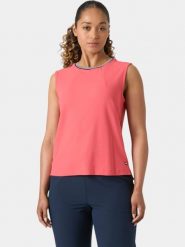 Koszulka Damska Helly Hansen W Portofino. Czerwone koszulki sportowe damskie Helly Hansen, m, bez wzorów, z materiału, bez kołnierzyka, bez ramiączek, trekkingowe. Za 269.00 zł.