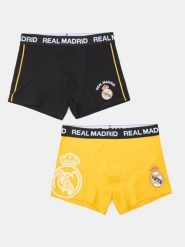 Bawełniane bokserki 2 pack Real Madrid - wielobarwny. Bokserki męskie Sinsay, l, bez wzorów, z bawełny. Za 35.99 zł.