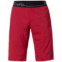 Szorty Rafiki Lead II. Czerwone krótkie spodenki sportowe męskie Rafiki, bez wzorów, wspinaczkowe. Za 289.30 zł.