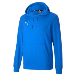 Bluza Puma TeamGoal 23 Casuals męska. Niebieskie bluzy męskie Puma, l, bez wzorów, z bawełny, z kapturem. Za 166.99 zł.