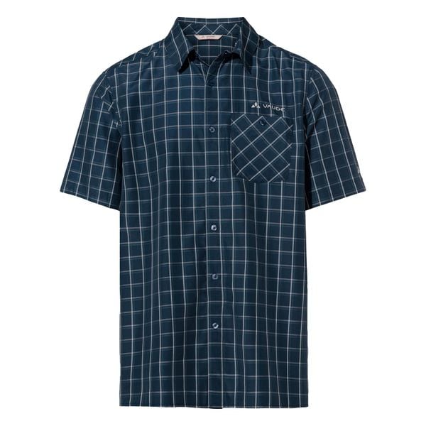 Koszula VAUDE Albsteig III. Niebieskie koszule męskie Vaude, na lato, m, bez wzorów, z lyocellu, bez kołnierzyka, bez ramiączek. Za 239.00 zł.
