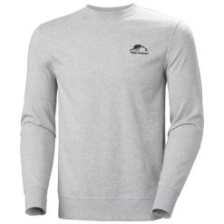 Bluza z okrągłym dekoltem Helly Hansen Nord Graphic. Szare bluzy męskie Helly Hansen, s, bez wzorów, z bawełny, bez kaptura. Za 332.00 zł.