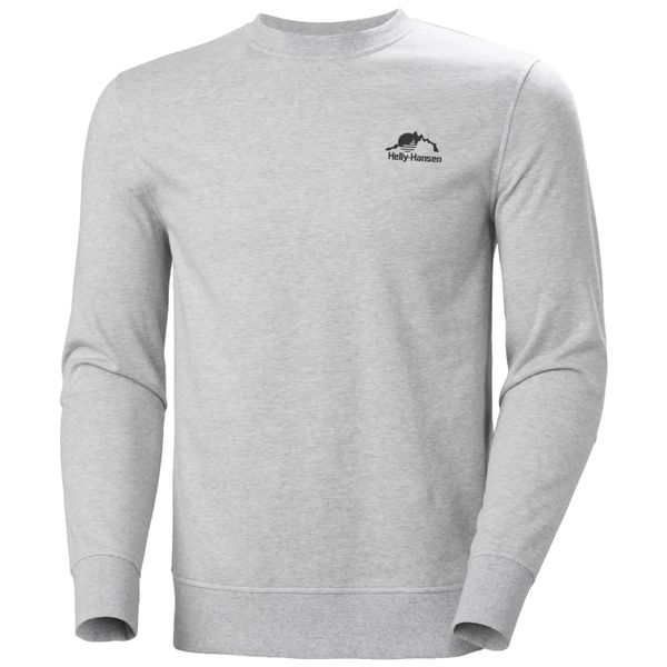 Bluza z okrągłym dekoltem Helly Hansen Nord Graphic. Szare bluzy męskie Helly Hansen, s, bez wzorów, z bawełny, bez kaptura. Za 332.00 zł.