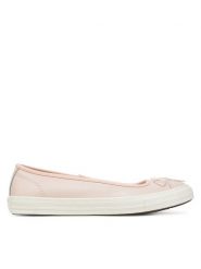 Converse Baleriny Chuck Taylor All Star Dainty A16209C Beżowy. Brązowe baleriny damskie Converse, bez wzorów, z materiału, retro, bez obcasa. Za 209.99 zł.