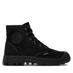 Trapery Palladium. Czarne śniegowce i trapery męskie Palladium, bez zapięcia. Za 319.99 zł.