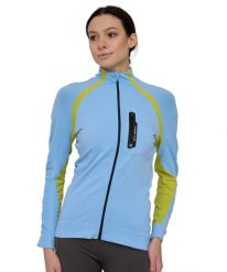 Bluza dresowa termoaktywna rozpinana damska Brubeck ACTIVE PRO. Czerwone bluzy damskie Brubeck, xl, bez wzorów, z dresówki, bez kaptura, do biegania. Za 299.00 zł.