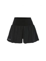 Craft Hypervent Wide Shorts W – Luźne szorty biegowe z szerokim pasem. Czarne szorty sportowe damskie Craft, l, bez wzorów, do biegania. Za 280.00 zł.