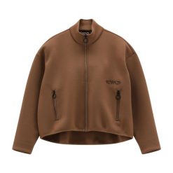 Kurtka damska CMP. Brązowe kurtki sportowe damskie CMP, bez wzorów, bez kaptura, trekkingowe. Za 323.50 zł.