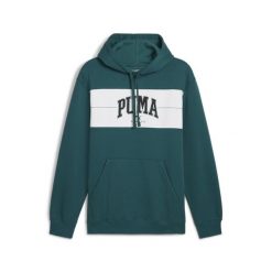 Bluza męska z kapturem PUMA SQUAD PUMA Cold Green. Zielone bluzy męskie Puma, m, bez wzorów, z dzianiny, z kapturem. Za 164.99 zł.