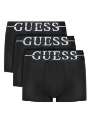 Guess Komplet bokserek U6GG00 K6YW1 Czarny. Czarne bokserki męskie Guess, m, z aplikacjami, z bawełny. Za 179.99 zł.