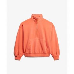 Damska bluza rozpinana do połowy Superdry Studios. Brązowe bluzy damskie Superdry., bez wzorów, bez kaptura. Za 326.00 zł.