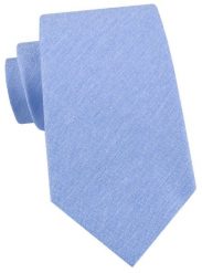 Męski Krawat Alties - Błękit w Delikatny Melanż. Niebieskie krawaty i muchy Alties, bez wzorów, z tkaniny, eleganckie. Za 55.00 zł.
