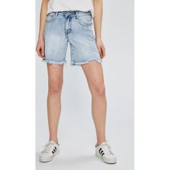 Answear - Szorty. Szare szorty damskie ANSWEAR, z bawełny, casualowe. W wyprzedaży za 39.90 zł.