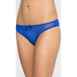 Guess Jeans - Figi. Różowe figi damskie Guess Jeans, z aplikacjami, z elastanu. W wyprzedaży za 29.90 zł.