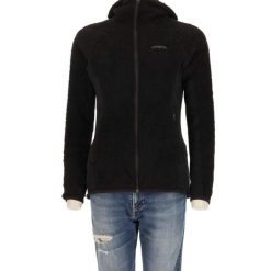 Kurtka polarowa damska Patagonia. Czarne kurtki damskie Patagonia, l, bez wzorów, z polaru, bez kaptura, trekkingowe. Za 255.56 zł.