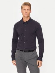 Only & Sons Koszula Robin 22031023 Granatowy Slim Fit. Niebieskie koszule męskie Only & Sons, l, bez wzorów, z bawełny, bez kołnierzyka, bez ramiączek. Za 99.99 zł.