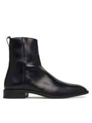 Calvin Klein Kozaki Slim Clean Zip Boot Lth HM0HM02007 Czarny. Czarne kozaki męskie Calvin Klein, ze skóry. Za 699.99 zł.