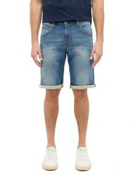 Męskie Szorty Mustang Style Chicago Shorts Z Denim Blue 1016349 5000 773. Niebieskie szorty męskie Mustang, m, bez wzorów, z denimu. Za 149.99 zł.