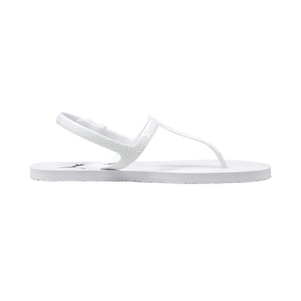 Sandały do chodzenia damskie Puma Cozy Sandal Wns. Białe sandały damskie Puma, bez wzorów, z materiału, bez obcasa, bez zapięcia. Za 123.09 zł.