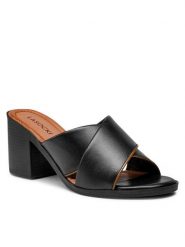 Lasocki Klapki ARC-2289-03 Czarny. Czarne klapki damskie Lasocki, bez wzorów, ze skóry, bez obcasa. Za 124.99 zł.