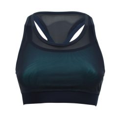 Crop top treningowy BECRY. Niebieskie obuwie sportowe damskie Legea, bez wzorów, z elastanu, na fitness i siłownię. Za 74.00 zł.