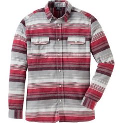 Koszula flanelowa Regular Fit bonprix szaro-czerwony w paski. Koszule męskie marki Giacomo Conti. Za 59.99 zł.